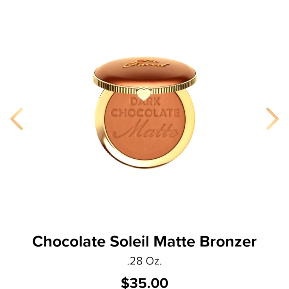 *BNIB* Too Faced soliel bronzer